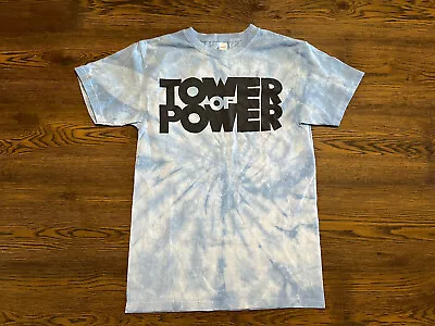 Vintage Tower Of Power Tie Dye Blue T-Shirt  - Small • $14.99