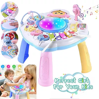 Baby Activity Center Table For Toddlers Early Education Music Learning Toys Gift • £15.90