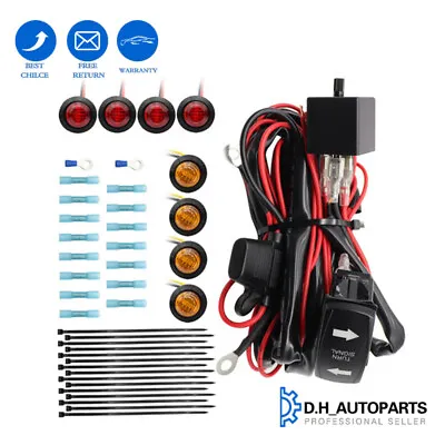 Plug & Play Street Legal Turn Signal Light Kit For Polaris Range UTV SXS ATV RZR • $32.99