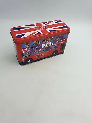 Cadbury Heroes Sweets Tin Red London Double Decker Shaped Bus Olympic Games 2012 • £8.99