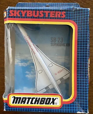 Matchbox Skybusters SB-23 Supersonic Air Plane Vintage New In Box 1987 • $15