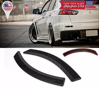 Pair Matt Black Evo 10 Side Grill Grills Fender Flare Vent Cover For Mitsubishi • $17.47