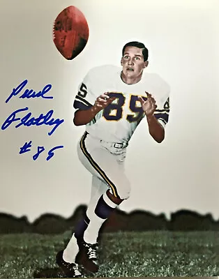 Paul Flatley Minnesota Vikings Signed 8x10 W/COA  • $15.99