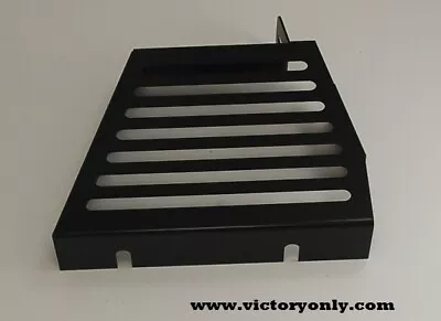 Flat Black Oil Cooler Cover Victory Motorcycle 2008 Up Steel Frame Model • $59.95