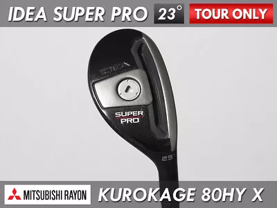 Golf Utility ADAMS IDEA SUPER PRO Tour Supply KUROKAGE 80HY (X) 23 JAPAN • $313.09