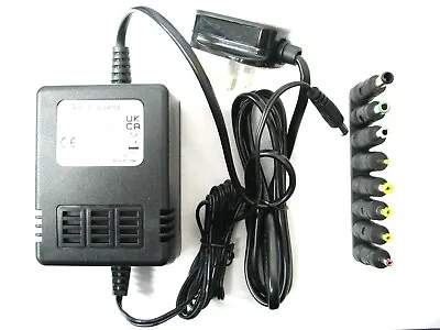 2 Amp 16 Volt 32 Watt Ac/ac Power Adaptor Supply Charger Transformer Multi Jack • £19.99