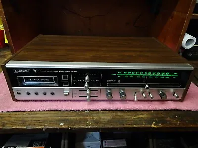 VINTAGE HITACHI STEREO RECEIVER 4 CHANNEL WIRELESS STEREO Excellent 8 Track • $199.99