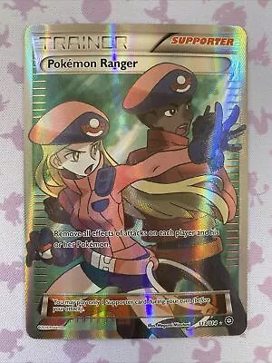 Pokemon Ranger 113/114 XY Steam Siege Holo Full Art Trainer  TCG Card MINT • $8.50