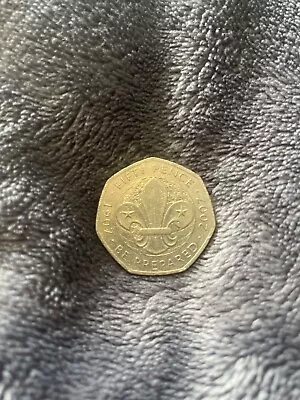 Be Prepared 50p Pence Coin 1907-2007 Fifty Circulated 2007 Good Condition • £50