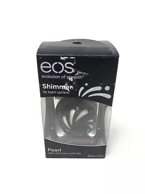 EOS Shimmer Lip Balm Sphere Sheer Pearl New Sealed .25 Oz Jojoba Oil • $29.95