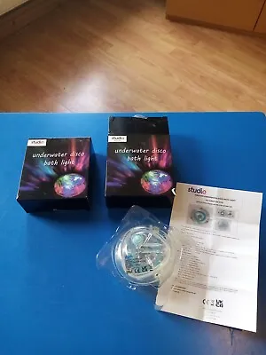 £10 • Buy 2 Swimming Pool Submersible LED Pond Lights Hot Tub RGB Underwater SPA