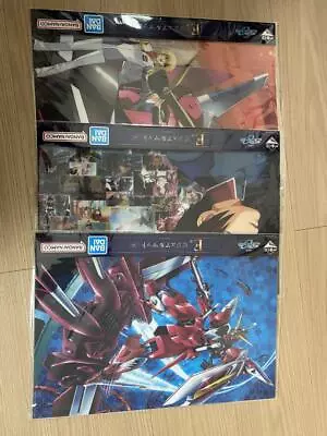 Gundam Ichiban Kuji SEED E Prize Visual Mat Set Of 3 Anime Goods From Japan • $46.50