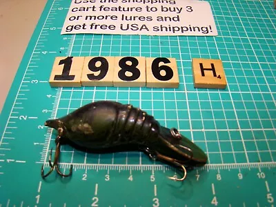 V1986 H Tom Mann's Hackleback Craw Dad Crayfish Fishing Lure • $9.95