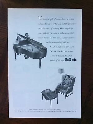 1947 Vintage Original Ad Baldwin Piano Company Cincinnati Ohio  • $10.99