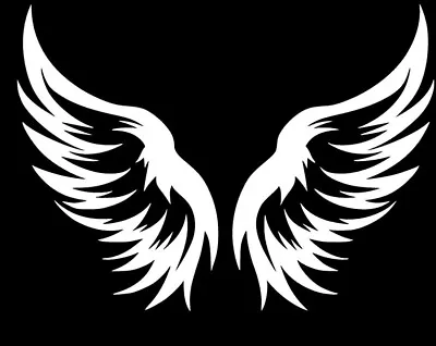 Angel Wings Graphic Vinyl Decal Car Truck Window Tablet Laptop Tumbler Notebook • $4.20