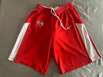 Nike Mens Gym Shorts Red S Shooters Football Soccer Silky Vintage 90’s Scally • £13