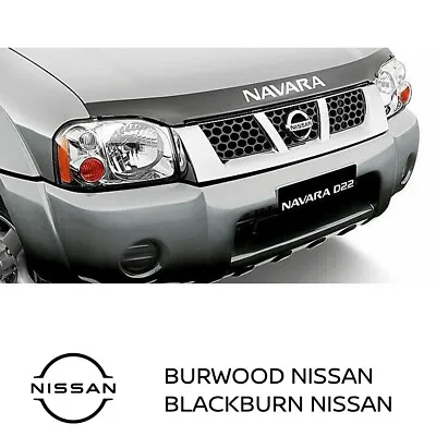 $125 • Buy Genuine Nissan Navara D22 Bonnet Protector Smoked F5166-vk500au