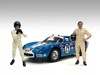 American Diorama 1:18 Scale (Set Of 2) Figure Combo 2x Racing Legend Figures • $18.50