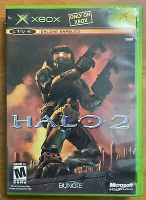 Halo 2 Xbox Game W/ Manual & Box • $7.99