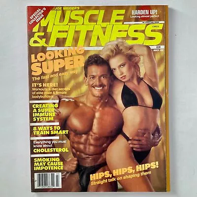 Joe Weider's Muscle & Fitness Magazine March 1988 Lee Labrada & Nora Kuzma • $22.45