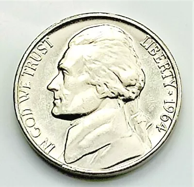 1964 D Jefferson Nickel - Pulled From OBW Roll • $1.75