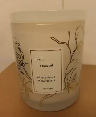 Scented Candle In Jar.I Feel Peaceful.Soft Sandalwood/Coconut Milk.244 G. • £13