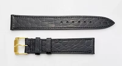 Genuine Movado Calfskin Black Watch Band 17R • $80