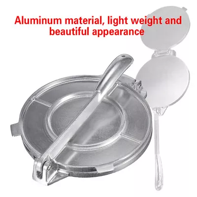 Tortilla Pastry Press Mould Maker Flour Corn Home Baking Kitchen Tool Aluminum • $28.58