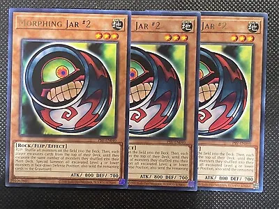 3x YuGiOh! - Morphing Jar #2 PSV-EN040 Rare 25th Anniversary Edition Near Mint • $2.95