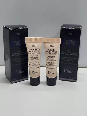 £5.49 • Buy 2x Dior Diorskin Forever 2x 020 Foundation- Undercover 24H Full Coverage 2x3ml 