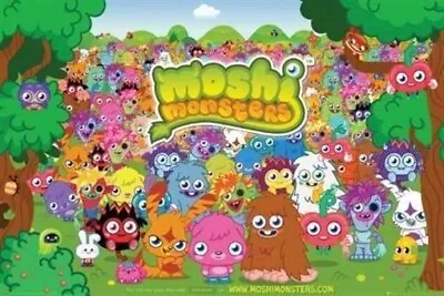 MOSHI MONSTERS ~ TREES POSTER 24x36 VIDEO GAME POSTER Moshlings Virtual Pet • $5.91