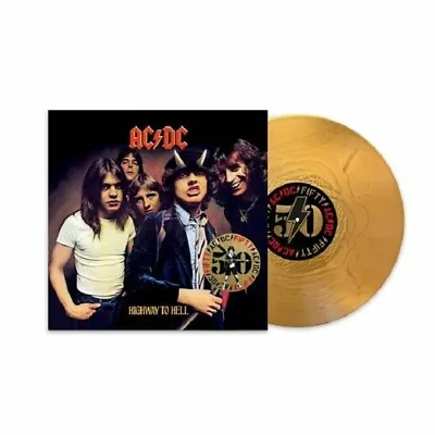 AC/DC Highway To Hell 50th Anniversary Gold Vinyl LP New Sealed • $59.99