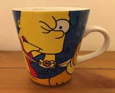 The Simpsons Bart Catapult Slingshot Collectible Mug 2002 • £10