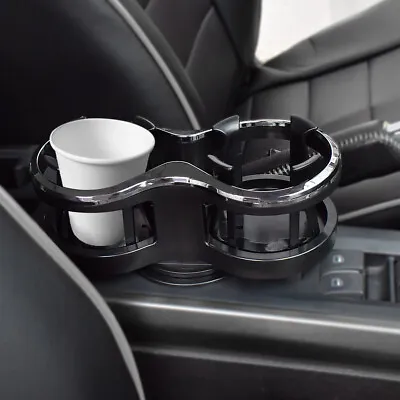 Car Truck Drink Cup Holder Mount Water Coffee Double Hole Bottle Universal US • $14.99