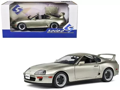 Toyota Supra MK4 A80 Targa Roof 1998 RHD Solido 1/18 Quicksilver FX Metallic • $84