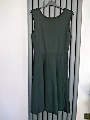 £36.99 • Buy Hobbs Invitation Amazing Quality Black Fit & Flare Heavy Dress Size 16
