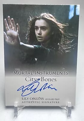 Leaf Mortal Instruments City Of Bones Autograph Card Lily Collins AI-LCI • $299.99