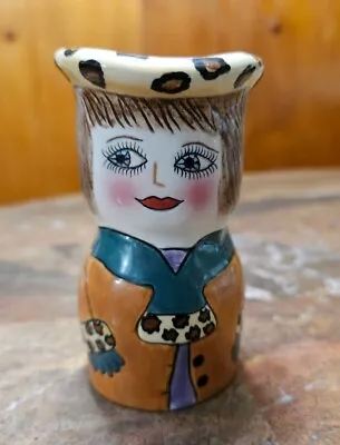 Susan Paley By Ganz Magnet Bud Vase Head Lady Emily Whimsical Art 3.5  Tall • $12