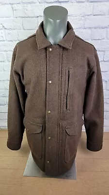 Vintage Filson Full Zip Mackinaw Wool Hunting Jacket 100% Virgin Wool Size Large • $299.99