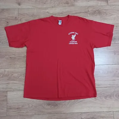 £9.99 • Buy Liverpool Football Club Vintage 2007 Champions League Final T-Shirt - Size XL