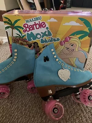 RARE Moxi Lolly Roller Skates Malibu Barbie Rare Size 8 Sold Out Margo • $415