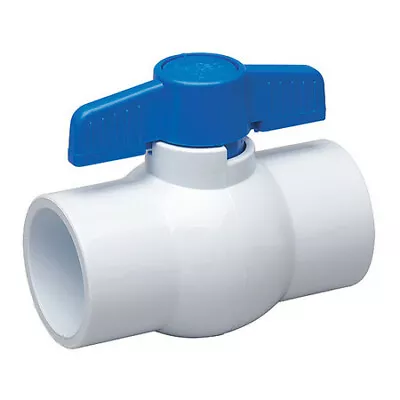 Zoro Select 107-637-Np 1-1/2  Socket Pvc Ball Valve Inline • $5.99