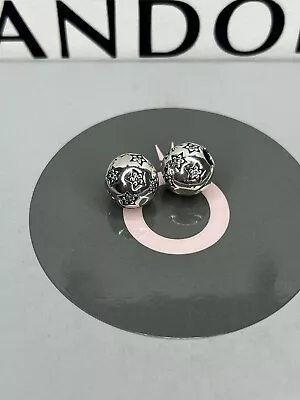 Genuine Pandora Moments Sparkling Stars Clip Charms X 2 • £4.20