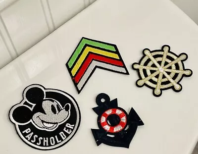 “Mickey Mouse Club” Vintage Embroidered Iron-on Patches Badge 4 Pack Disneyland • $20