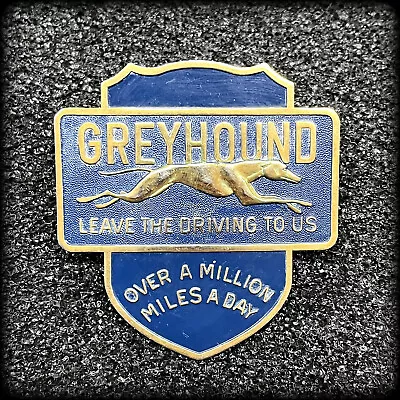 Vintage 40's - 50's Greyhound Bus Driver Cap Pin • $30