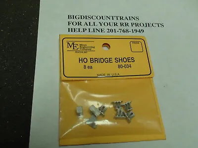 Micro Engineering 80-034 Ho Bridge Shoes 8 Each Bigdiscounttrains • $6.30