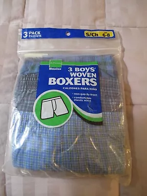 Vintage JCPenney Boys 3 Pack Woven Boxers Size 6-8 NEW • $30