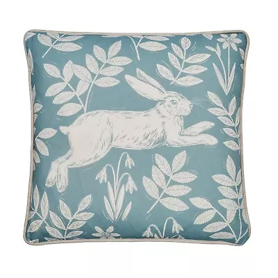 Filled Cushion Or Cushion Cover Reversible Spring Rabbit Outdoor 43x43cm D&D • £11.99