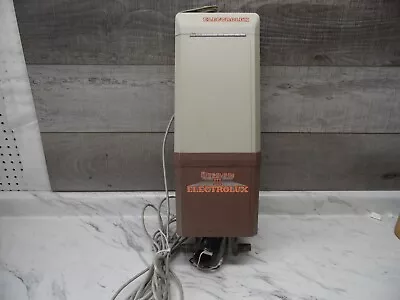 🎆 Vtg Electrolux Vacuum Brown Tan Power Nozzle Power Cord Ambassador III🎆 • $29.99