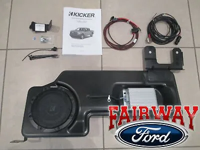 19 Thru 20 F-150 OEM Ford Kicker Audio 8  Sub Woofer Speaker & 100w Amp Kit • $609.95